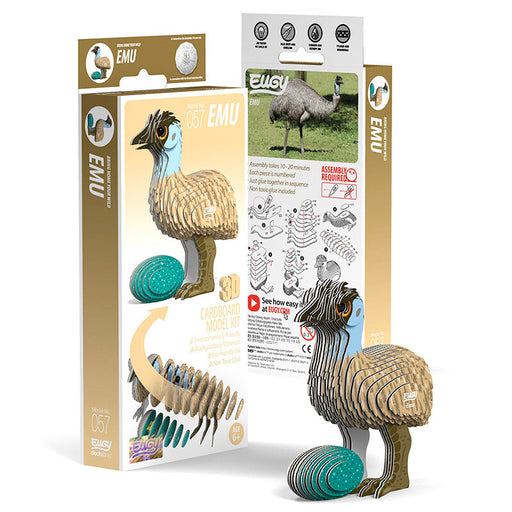 Eugy DoDoLand Emu 3D Puzzle Collectible Model Uncommon Collective Store