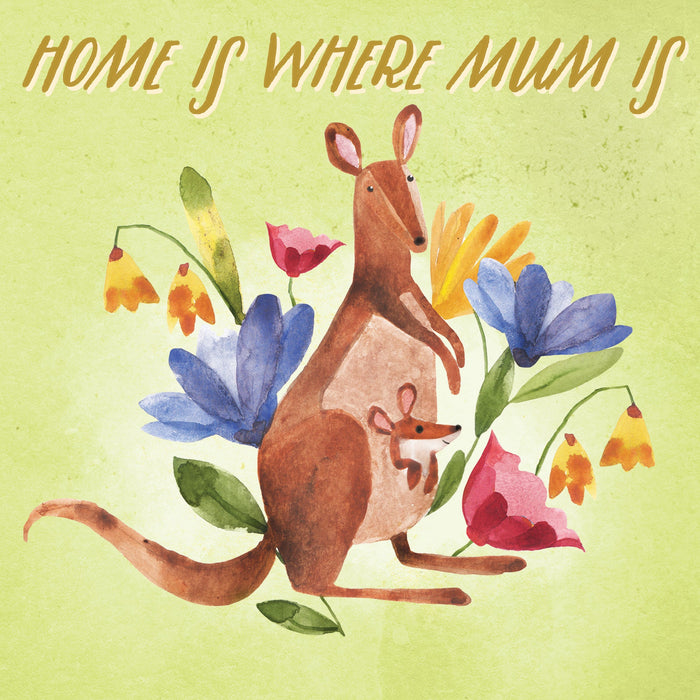 La La Land Greeting Card - Home Is Where Mum Is