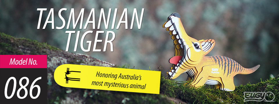 Dodoland Eugy Tasmanian Tiger 3D Puzzle Collectible Model