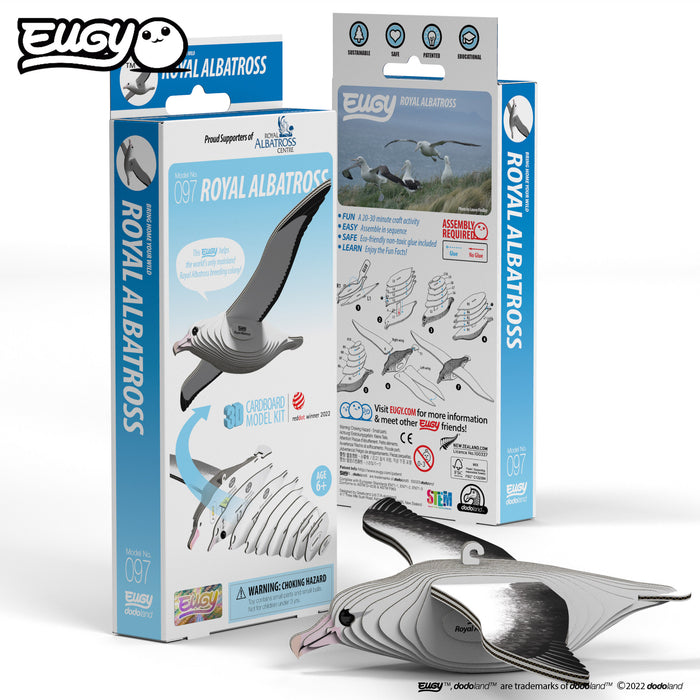 Eugy DoDoLand Royal Albatross 3D Puzzle Collectible Model