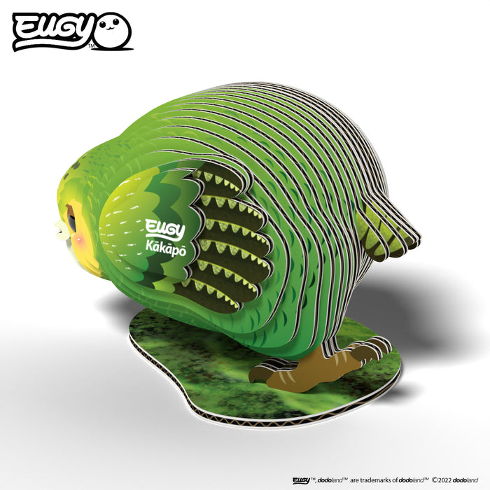 Eugy DoDoLand Kakapo 3D Puzzle Collectible Model Puzzles Eugy Dodoland   