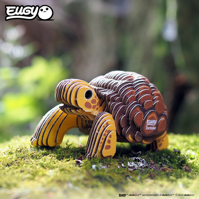 Eugy DoDoLand Tortoise 3D Puzzle Collectible Model Puzzles Eugy Dodoland   