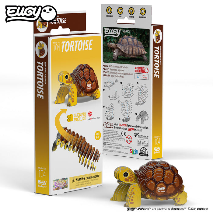 Eugy DoDoLand Tortoise 3D Puzzle Collectible Model