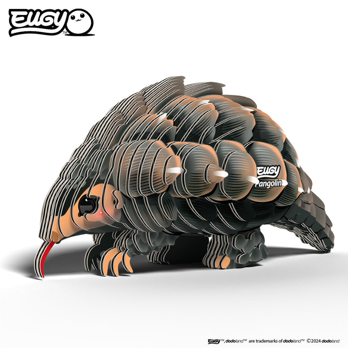 Eugy DoDoLand Pangolin 3D Puzzle Collectible Model Puzzles Eugy Dodoland   