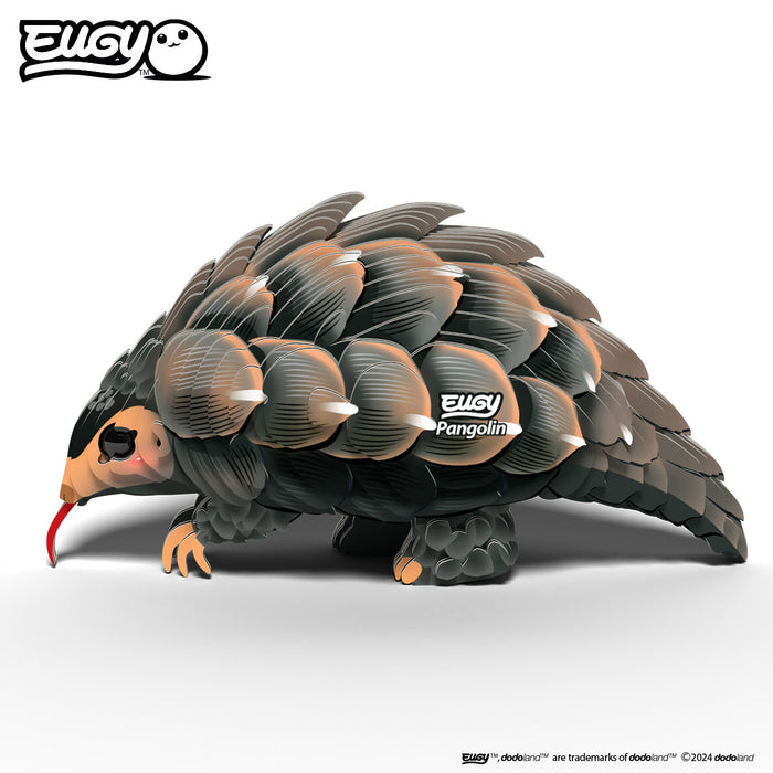 Eugy DoDoLand Pangolin 3D Puzzle Collectible Model Puzzles Eugy Dodoland   