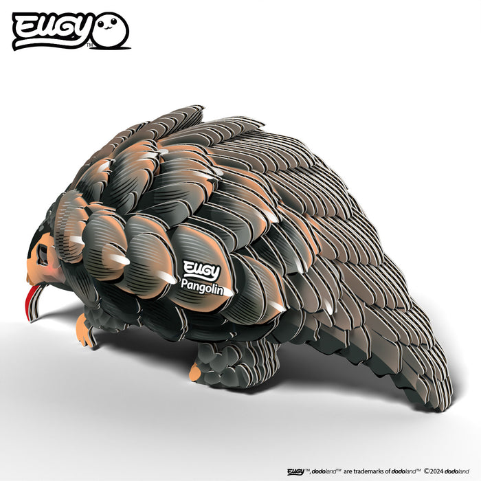 Eugy DoDoLand Pangolin 3D Puzzle Collectible Model Puzzles Eugy Dodoland   