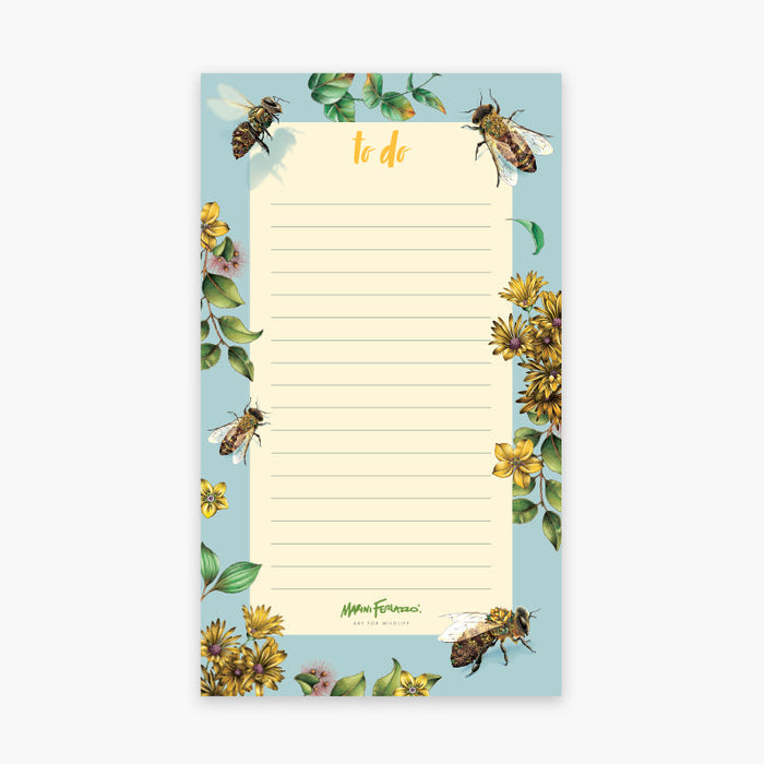 Marini Ferlazzo Lined Notepad - Honey Bees