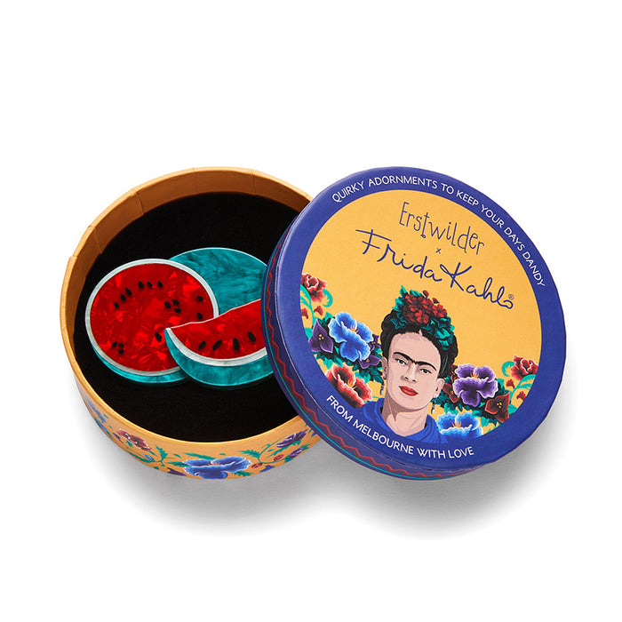 Erstwilder X Frida Kahlo - Viva la Vida Watermelons Brooch