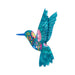 Erstwilder X Frida Kahlo - Frida's Hummingbird Brooch Brooch Erstwilder   