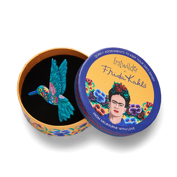 Erstwilder X Frida Kahlo - Frida's Hummingbird Brooch