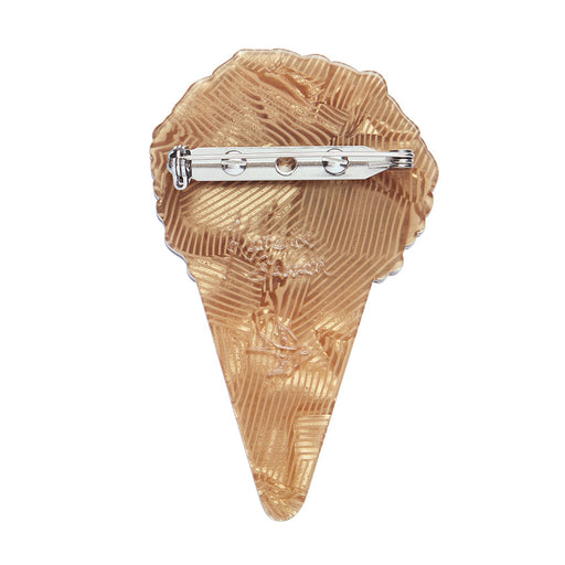 Erstwilder Brooch - Ice Cream Cake Cone Brooches & Lapel Pins Erstwilder   