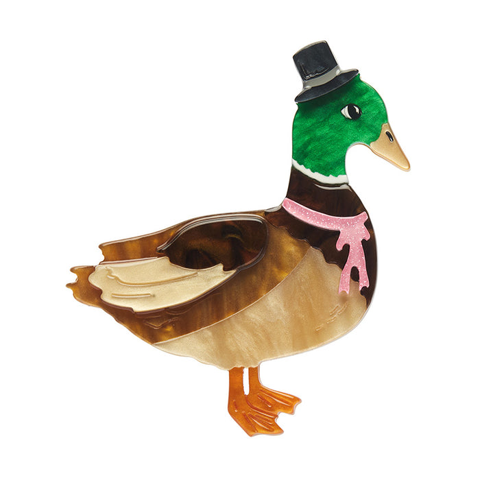 Erstwilder Brooch - Well-Dressed Duck Brooches & Lapel Pins Erstwilder   