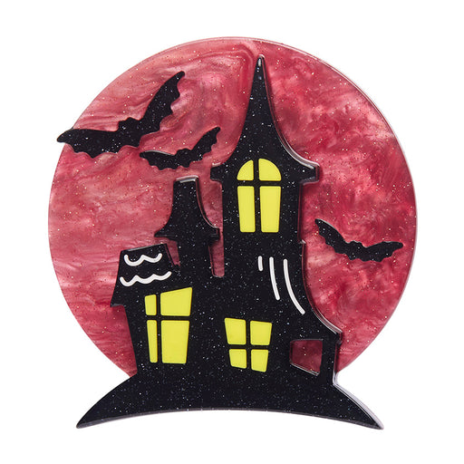 Erstwilder Halloween Brooch - On Haunted Hill Brooches & Lapel Pins Erstwilder   