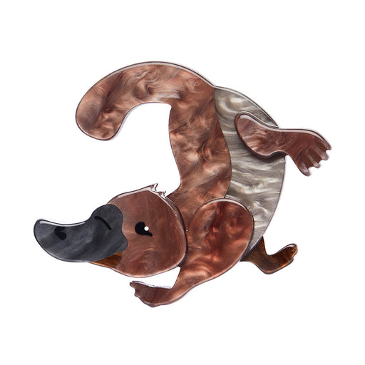 Erstwilder Brooch - Puddles the Platypus Brooches & Lapel Pins Erstwilder   