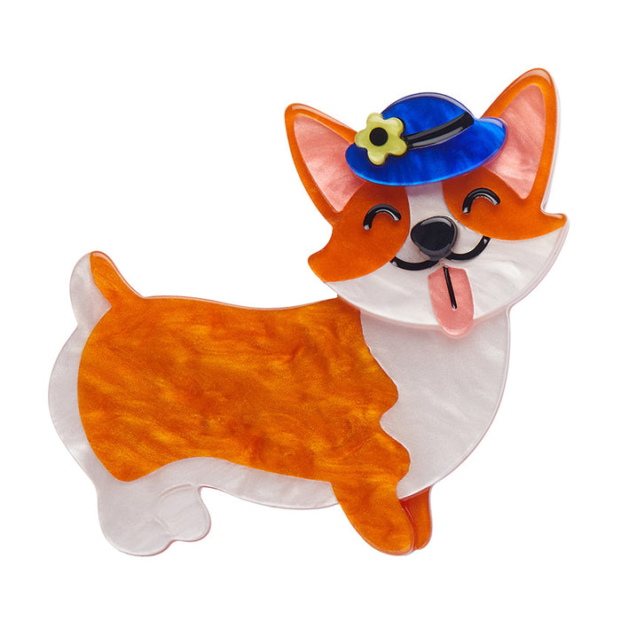 Erstwilder Brooch - Susan the Corgi Brooches & Lapel Pins Erstwilder