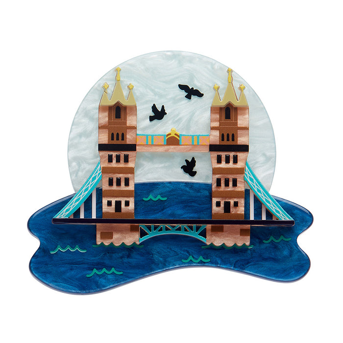 Erstwilder Brooch - Tower Bridge Brooches & Lapel Pins Erstwilder