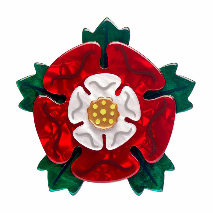 Erstwilder Brooch - Tudor Rose Brooches & Lapel Pins Erstwilder