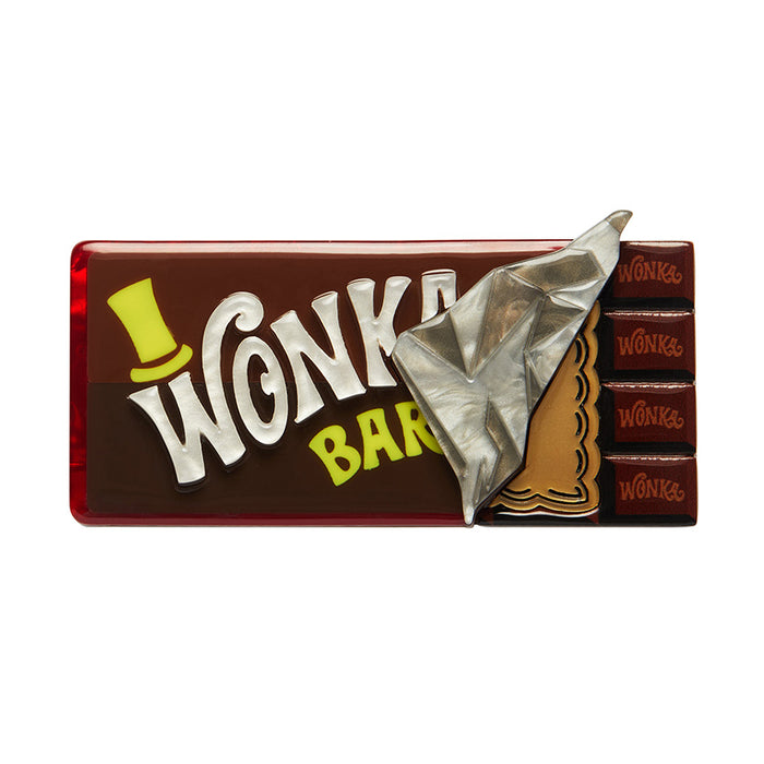 Erstwilder Brooch - Winning Wonka Bar Brooches & Lapel Pins Erstwilder