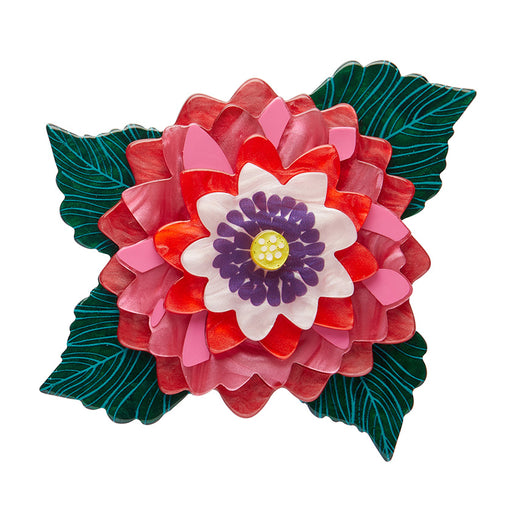 Erstwilder X Jocelyn Proust Brooch - Dazzling Dahlia Brooches & Lapel Pins Erstwilder