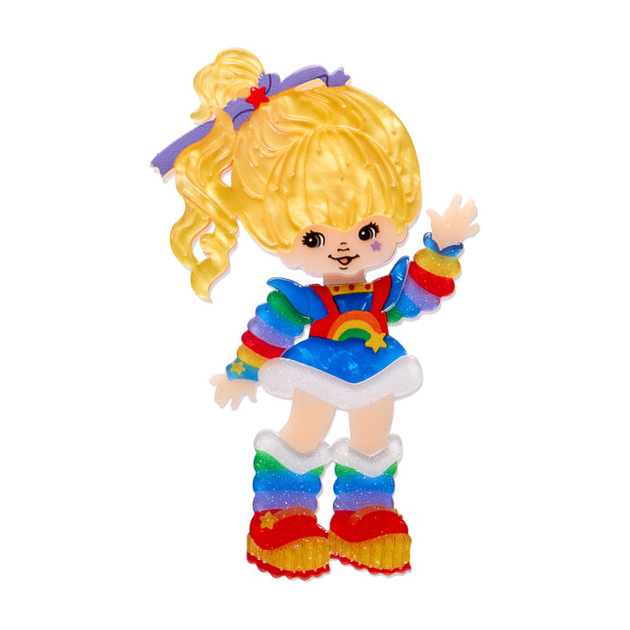 Erstwilder X Rainbow Brite - Rainbow Brite Says Hello Brooch Brooches & Lapel Pins Erstwilder