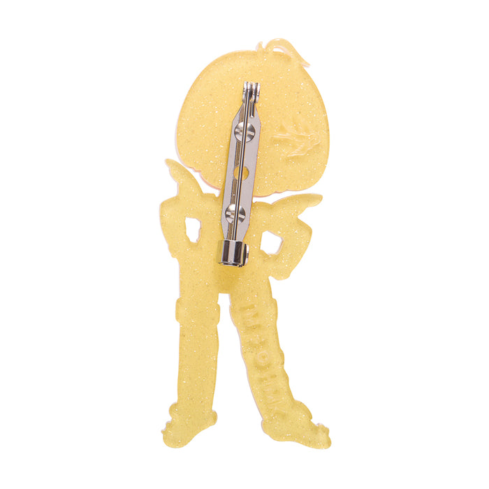 Erstwilder X Rainbow Brite - Canary Yellow Brooch Brooches & Lapel Pins Erstwilder