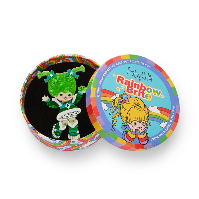 Erstwilder X Rainbow Brite - Patty O'Green Brooch Brooches & Lapel Pins Erstwilder