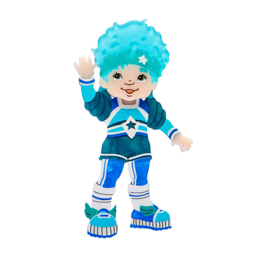 Erstwilder X Rainbow Brite - Buddy Blue Brooch Brooches & Lapel Pins Erstwilder