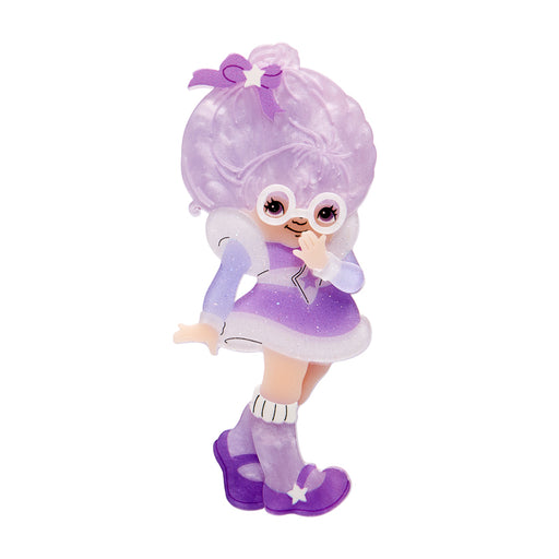 Erstwilder X Rainbow Brite - Sky Violet Brooch Brooches & Lapel Pins Erstwilder