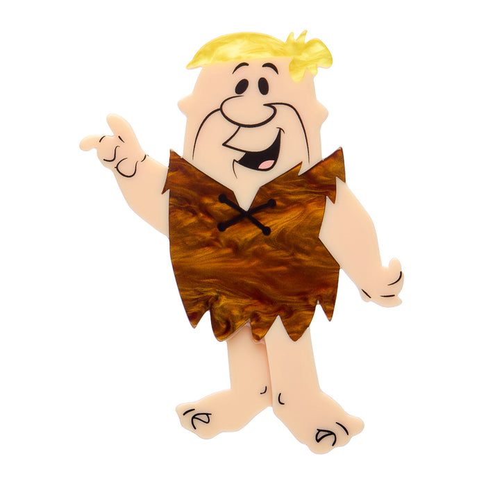 Erstwilder X Hanna Barbera - Barney Rubble Brooch Brooches Erstwilder