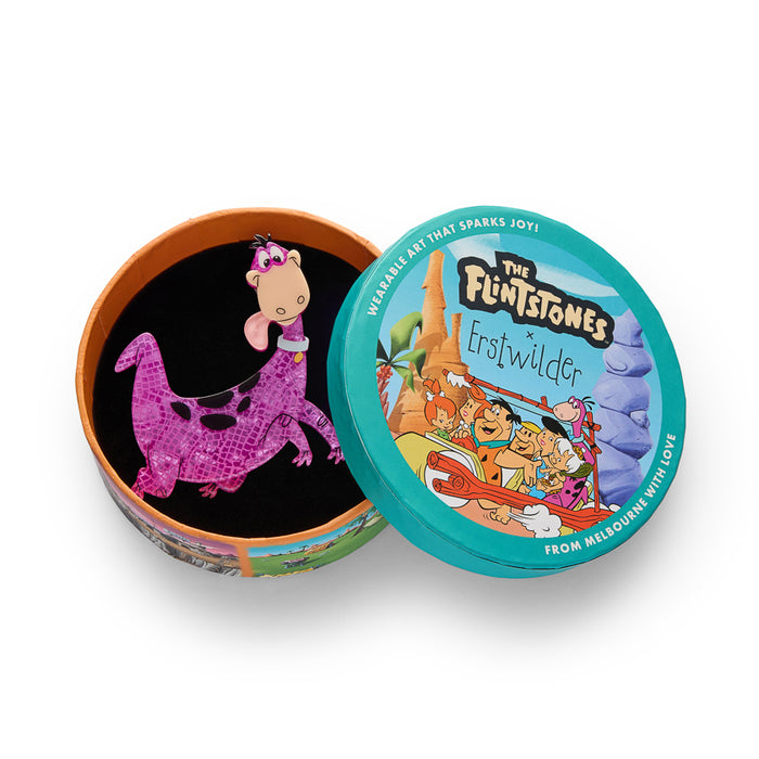 Erstwilder X Hanna Barbera - Dino Flintstone Brooch Brooches Erstwilder
