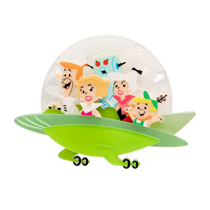 Erstwilder X Hanna Barbera - The Jetsons Aerocar Brooch Brooches Erstwilder