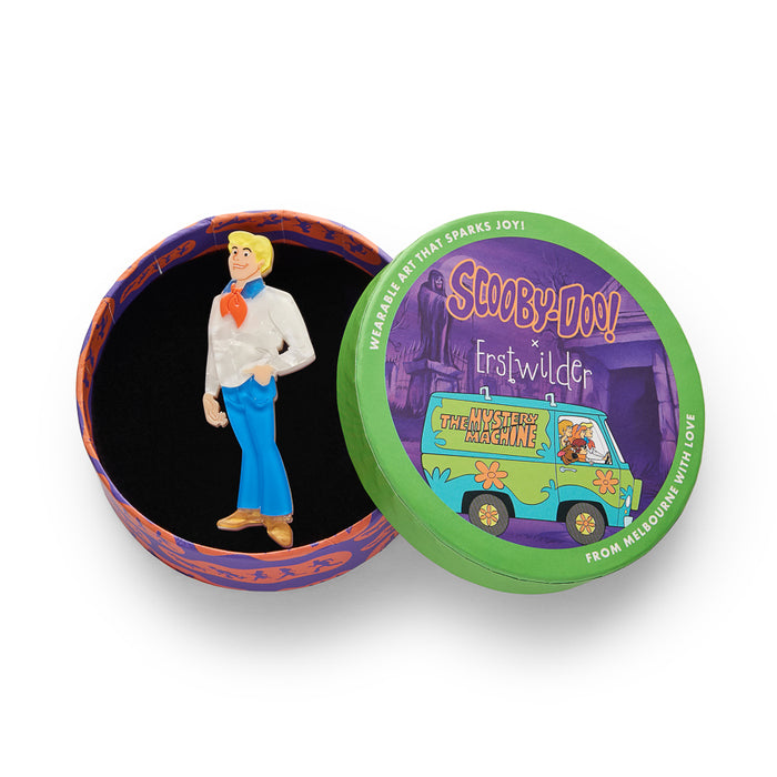 Erstwilder X Hanna Barbera - Fred Jones Brooch Brooches Erstwilder