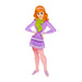 Erstwilder X Hanna Barbera - Daphne Blake Brooch Brooches Erstwilder