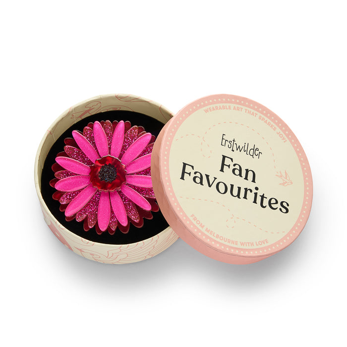 Erstwilder Fan Favourites - Sunshine of Life Gerbera Brooch Brooches Erstwilder