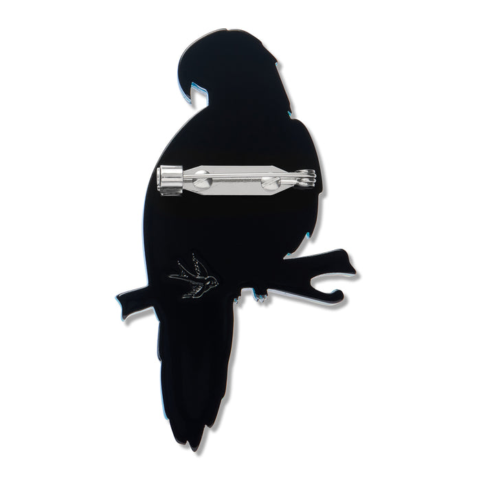 Erstwilder Rarest Kind - Glaucous Macaw Brooch Brooches Erstwilder