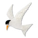 Erstwilder Rarest Kind - New Zealand Fairy Tern Brooch Brooches Erstwilder