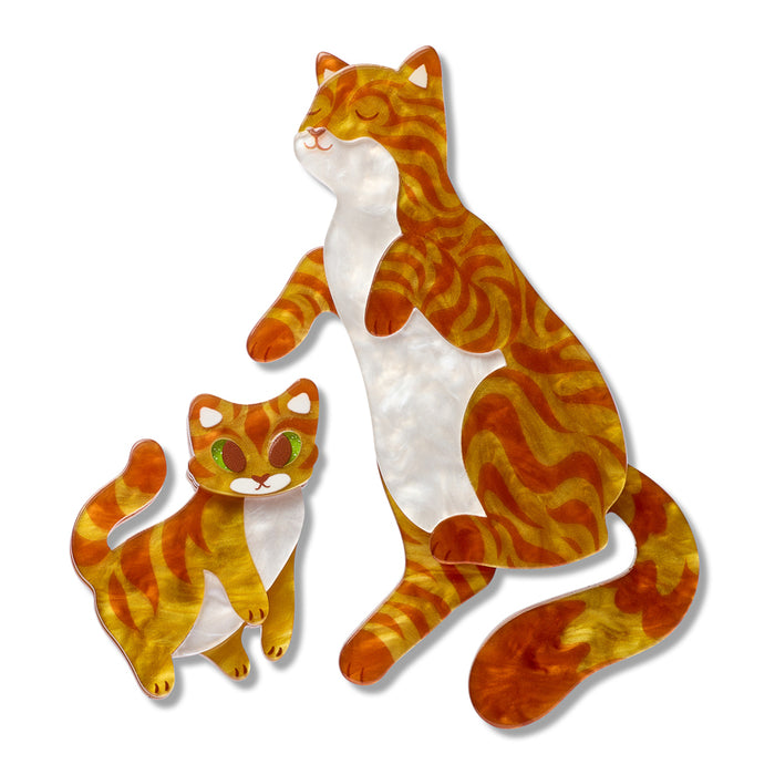 Erstwilder By Your Side - Purrfect Harmony Brooch Pair Brooches Erstwilder