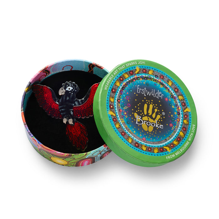 Erstwilder X Brooke Sutton - Kurri Kurri Marrpu Brooch Brooches & Lapel Pins Erstwilder