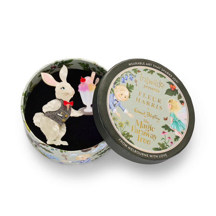 Erstwilder - Rabbit Waiter Brooch Brooches Erstwilder
