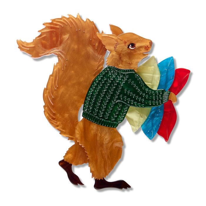 Erstwilder - Red Squirrel Brooch Brooches Erstwilder