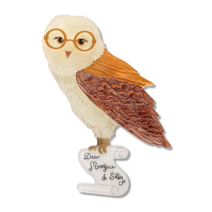 Erstwilder - Barny Owl Brooch Brooches Erstwilder