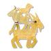 Erstwilder X Pete Cromer - Goat Goals Brooch Brooches Erstwilder