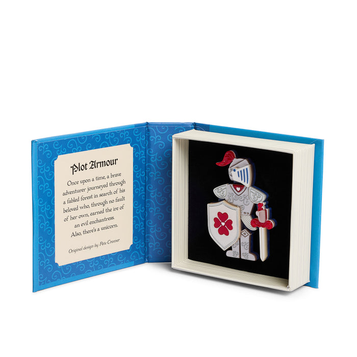 Erstwilder X Pete Cromer - Plot Armour Brooch Brooches Erstwilder