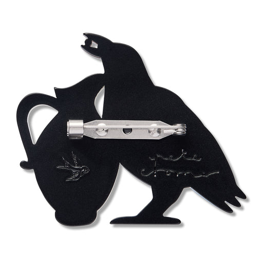 Erstwilder X Pete Cromer - Thirsty Work Brooch Brooches Erstwilder