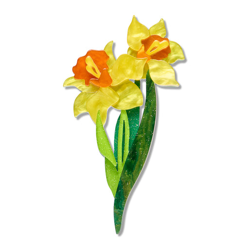 Erstwilder Brooch -Garden Goddess Daffodil Brooch Brooch Erstwilder