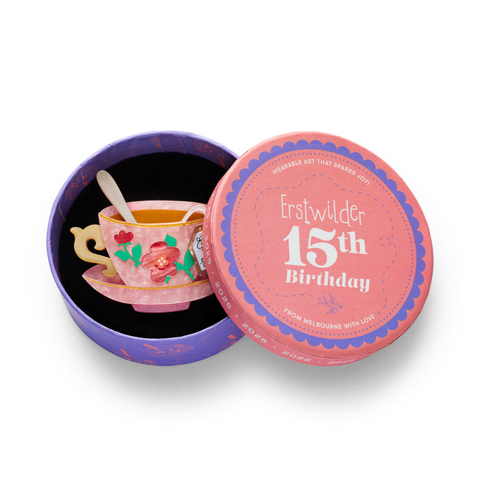Erstwilder Brooch - Fancy a Cuppa Brooch Brooch Erstwilder