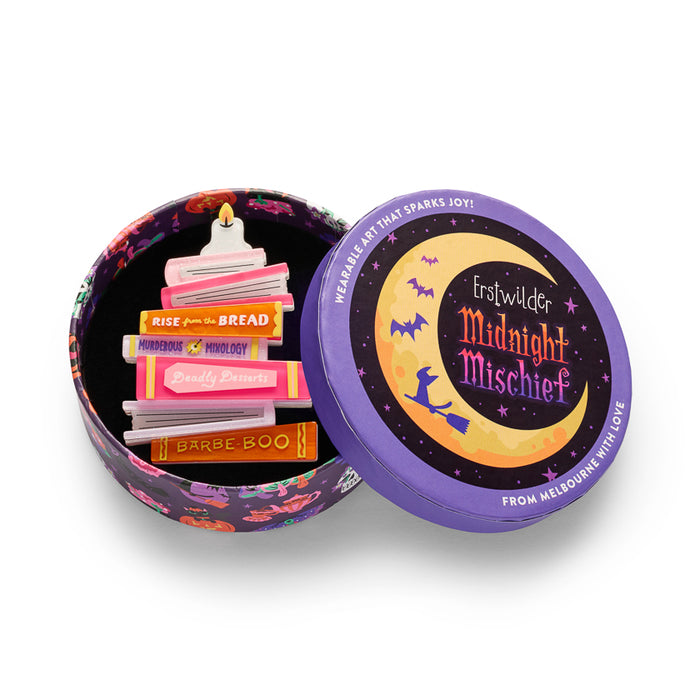 Erstwilder Brooch - Midnight Library Brooch Brooches Erstwilder