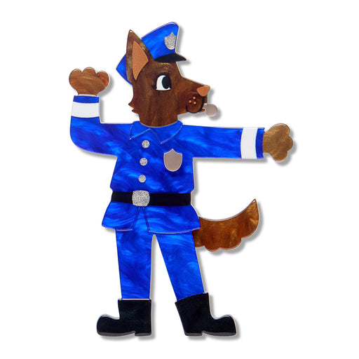 Erstwilder Brooch - Officer Wags Brooch Brooches Erstwilder