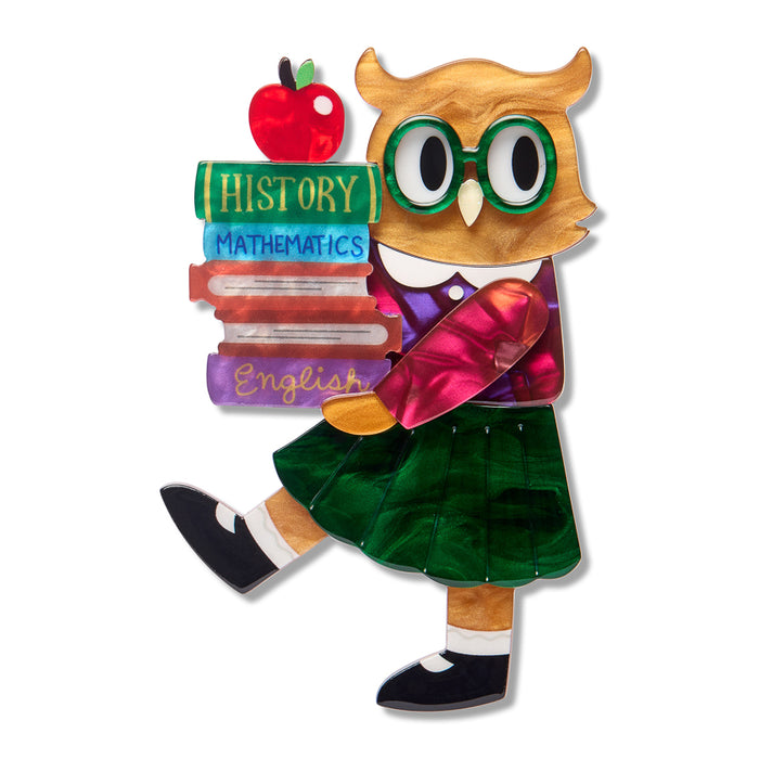 Erstwilder Brooch - Professor Hootsworth Brooch Brooches Erstwilder
