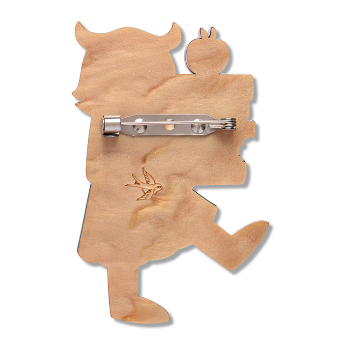 Erstwilder Brooch - Professor Hootsworth Brooch Brooches Erstwilder